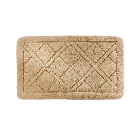 Tapis de bain losanges (sable) Tapis de bain losanges (sable)